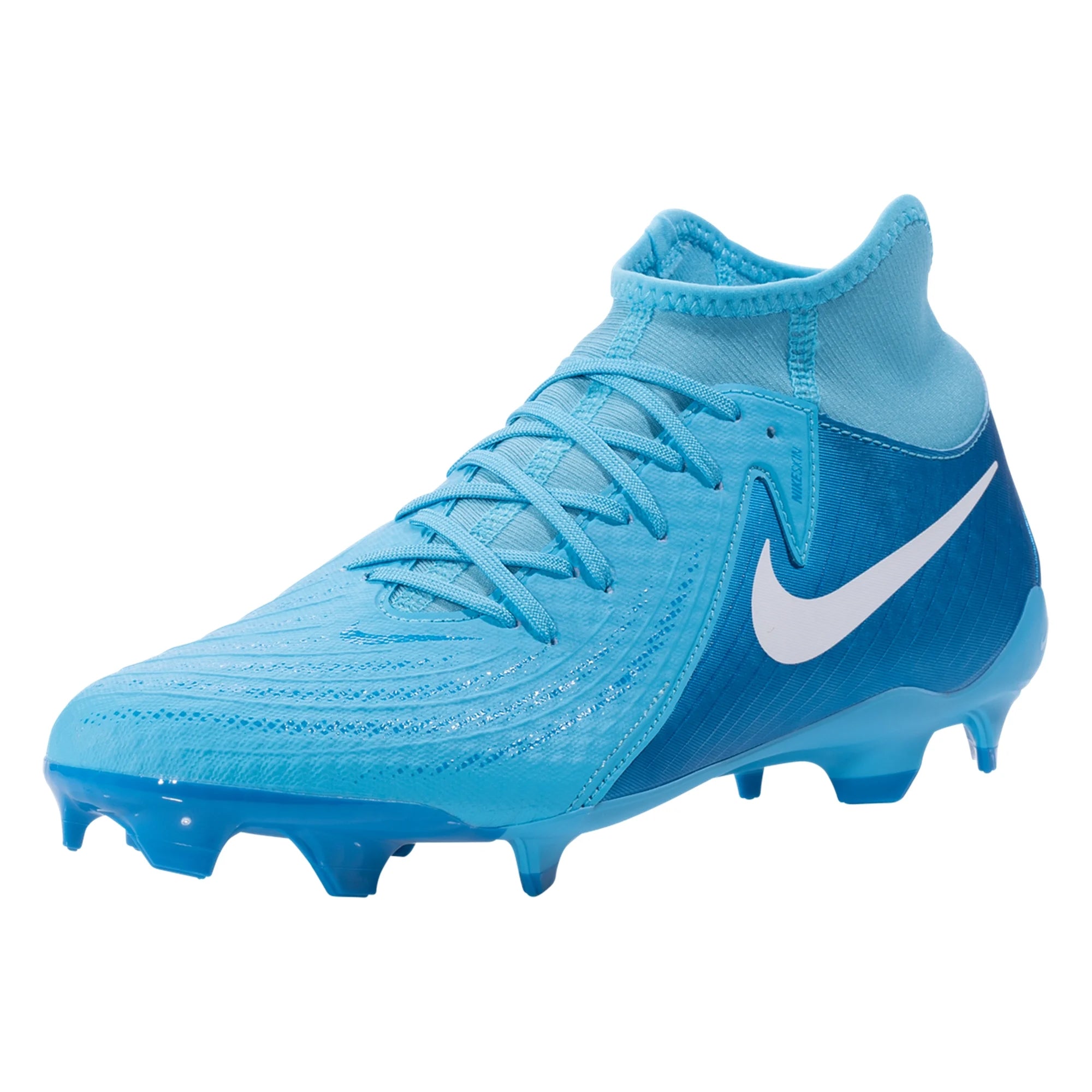 Nike Phantom Luna II Academy FG/MG Soccer Cleats (Blue Fury/White