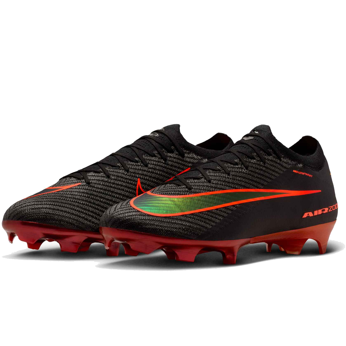 Nike Zoom Vapor 16 Elite LV8 FG Soccer Cleats (Black Hyper Crimson)