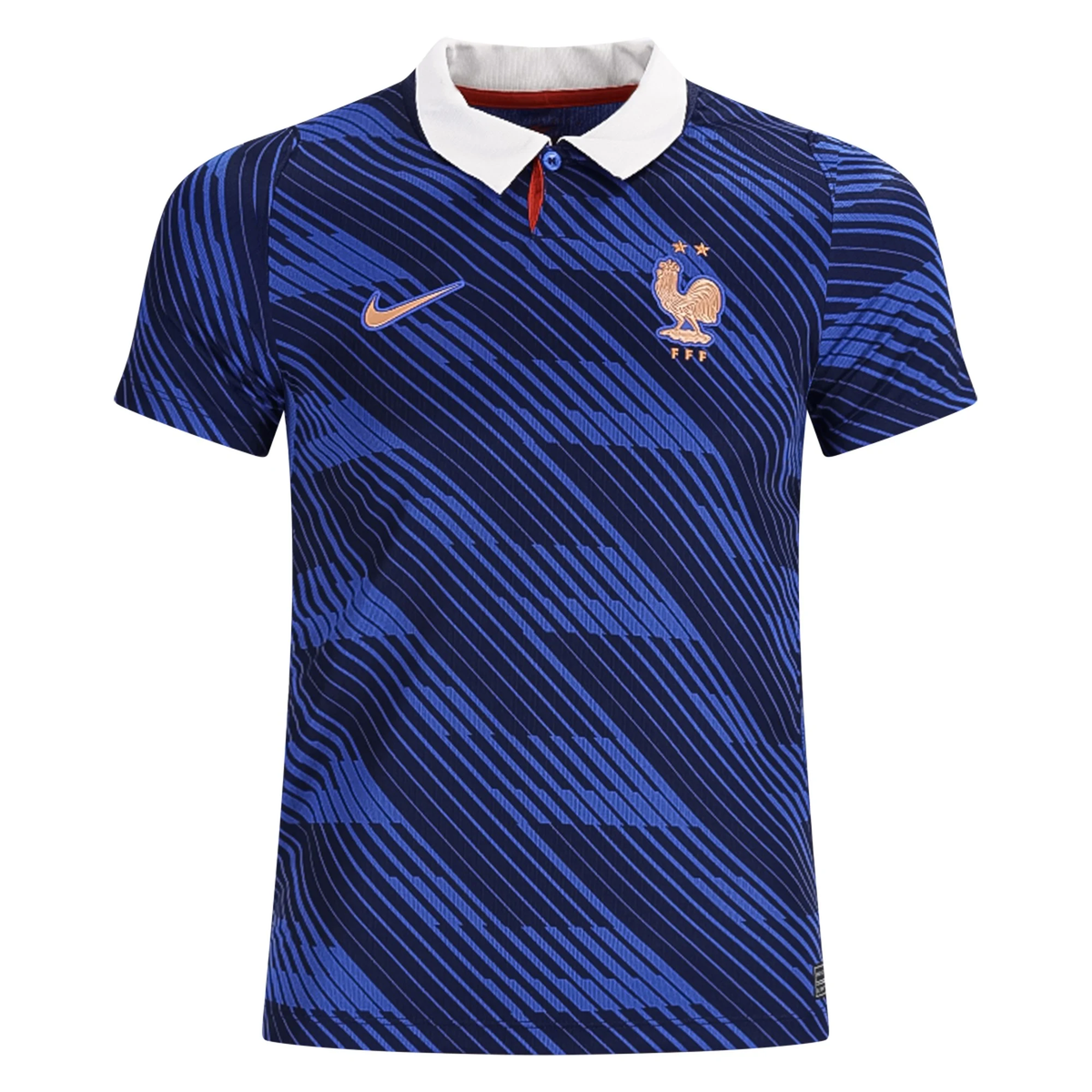 Nike Youth France Home Jersey 2026 (Game Royal/Metallic Copper)