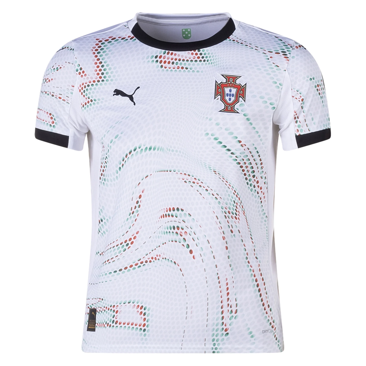 Puma Youth Portugal 2025 Away Jersey (Puma White/Puma Black)