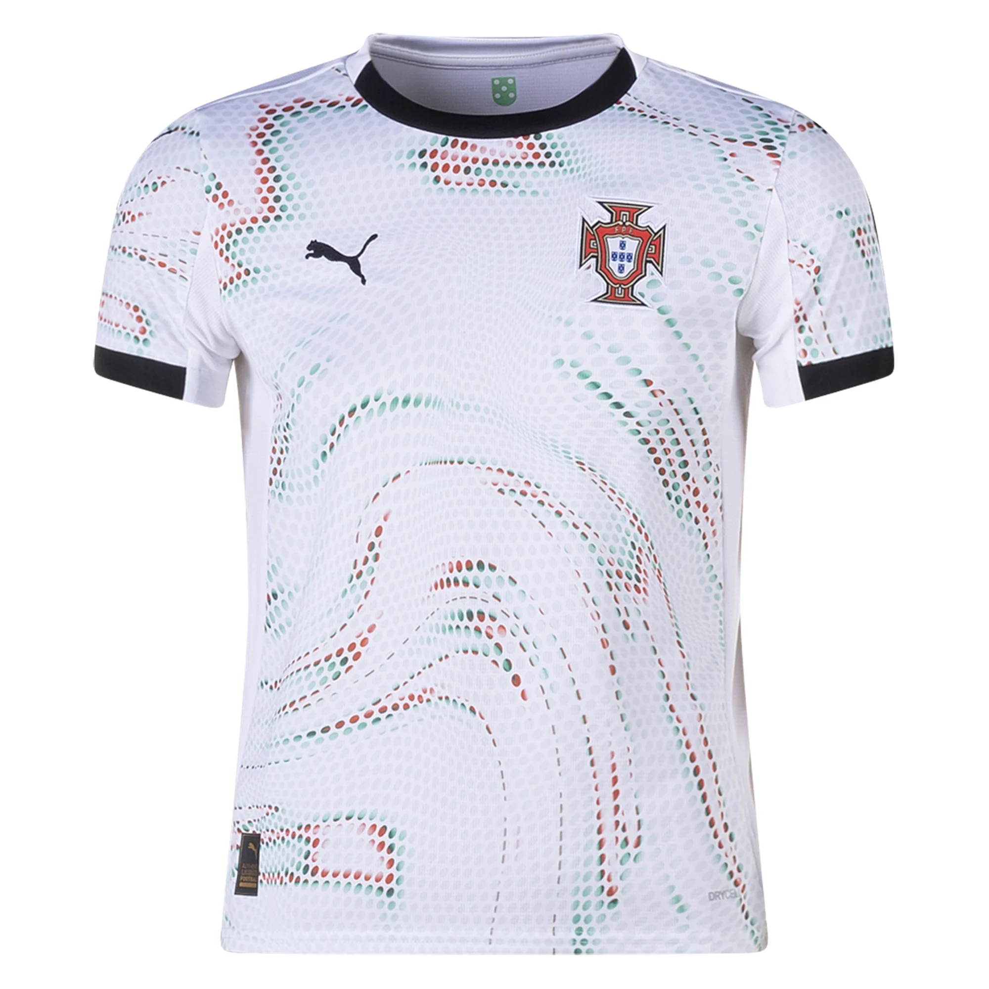 Puma Youth Portugal 2025 Away Jersey (Puma White/Puma Black)