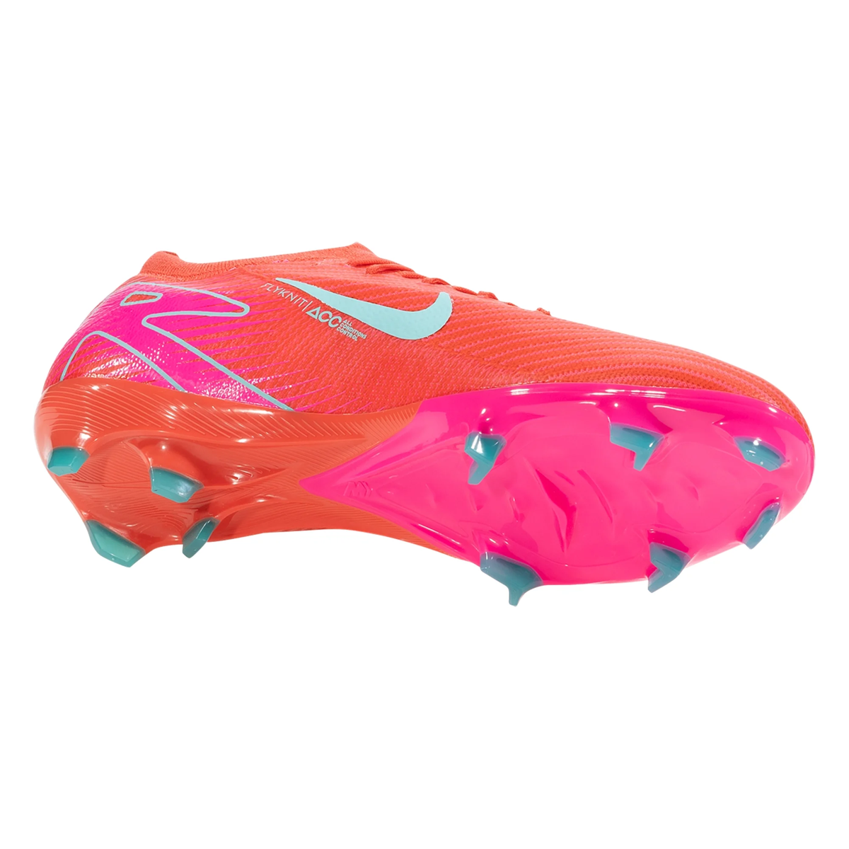 Nike Zoom Vapor 16 Pro FG Soccer Cleats (Ember Glow/Aurora Green)