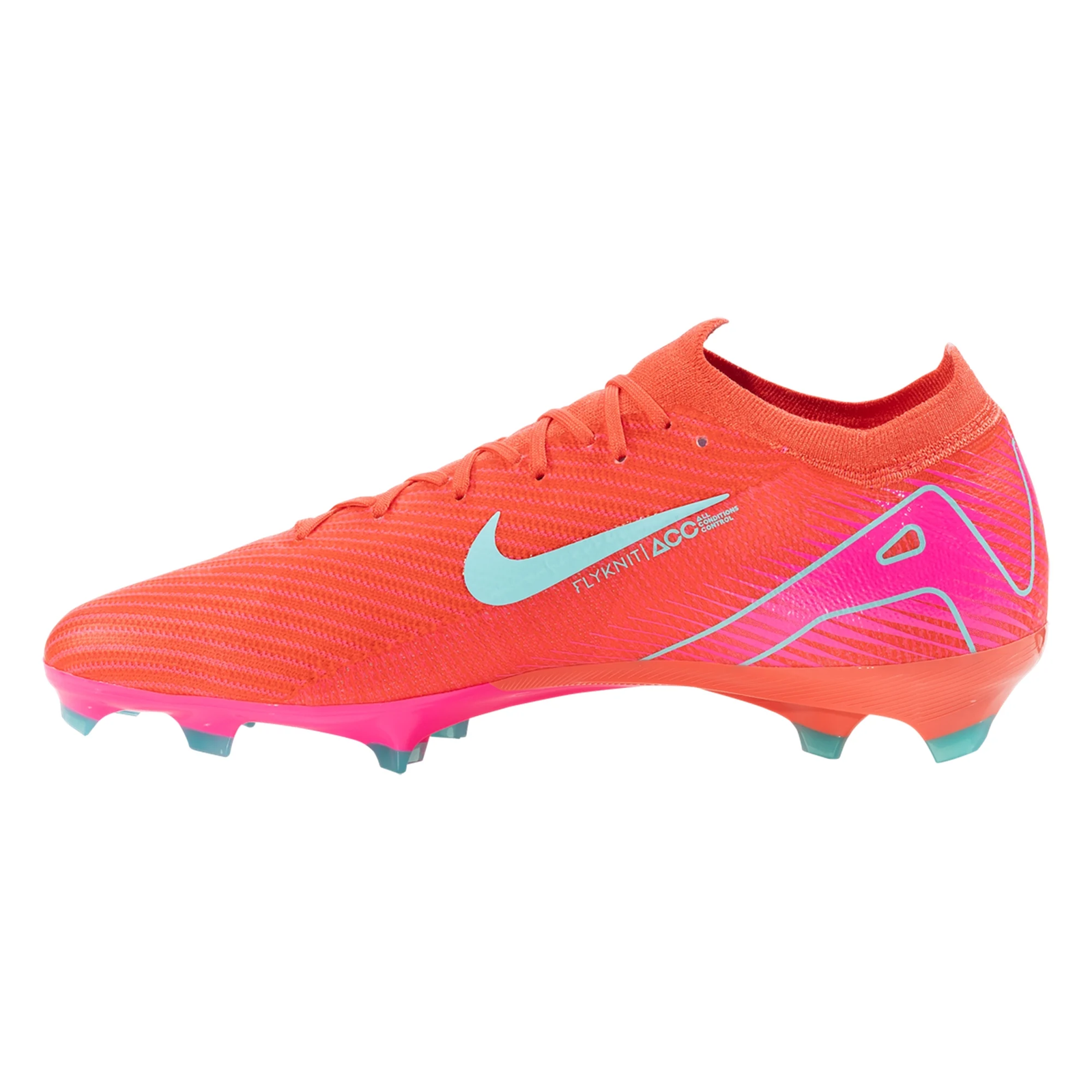 Nike Zoom Vapor 16 Pro FG Soccer Cleats (Ember Glow/Aurora Green)