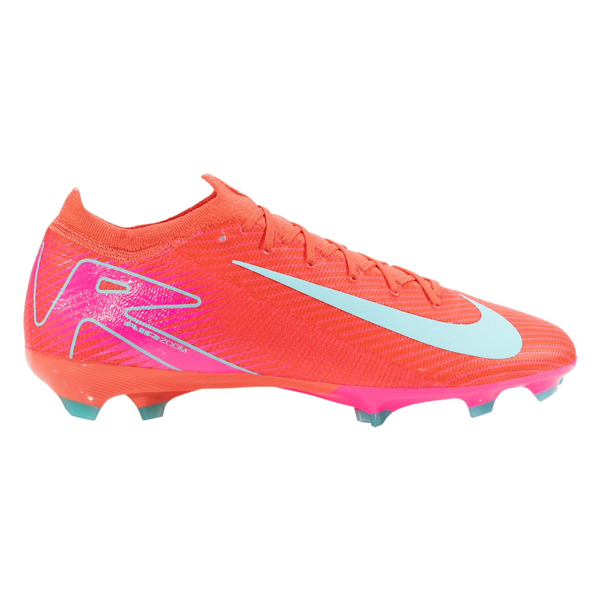 Nike Zoom Vapor 16 Pro FG Soccer Cleats (Ember Glow/Aurora Green)