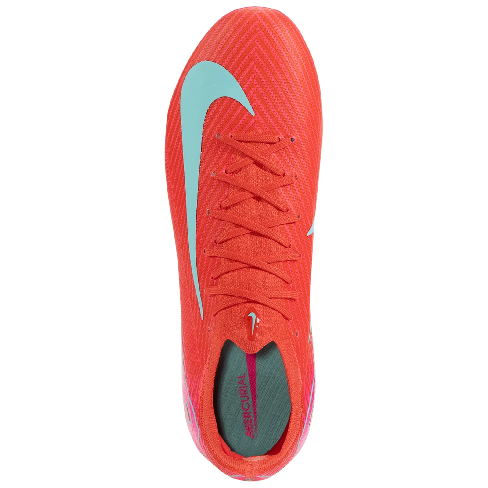 Nike Zoom Vapor 16 Pro FG Soccer Cleats (Ember Glow/Aurora Green)