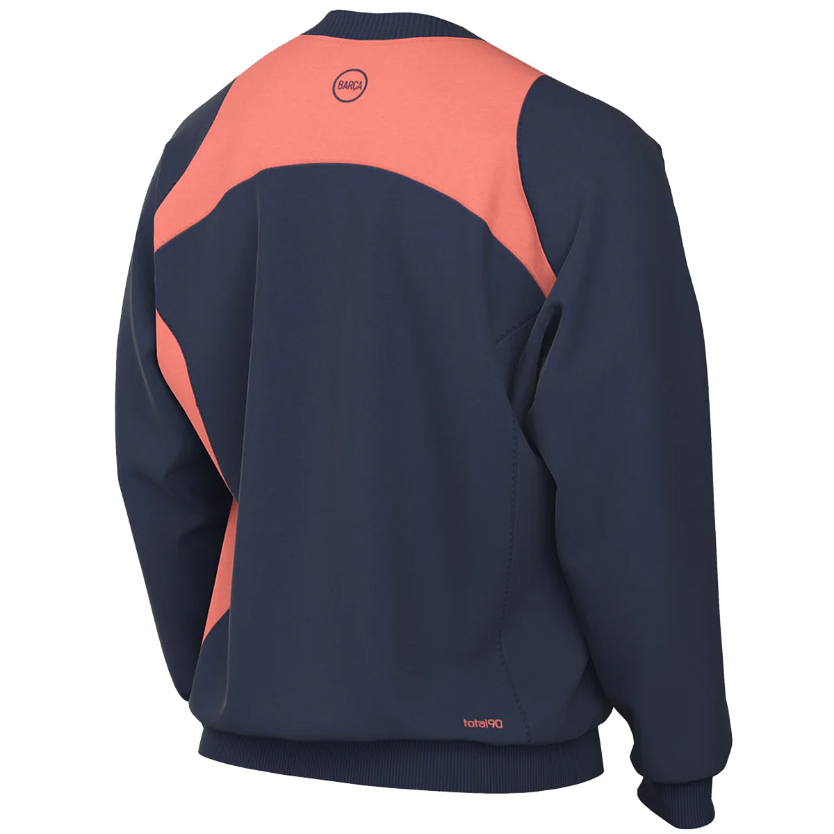 Nike Barcelona Third Total 90 Crew Neck Top 25/26 (Midnight Navy/Bright Mango)