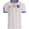 Nike Mens Chelsea Match Authentic Third Jersey w/ Club World Cup + EPL + No Room For Racism Patches 26/27 (White/Rush Blue/Red)