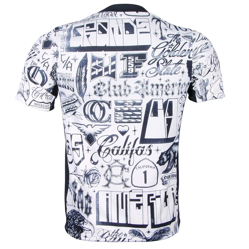 Nike Club America California Prematch Soccer Jersey (LT Orewood White/Black)