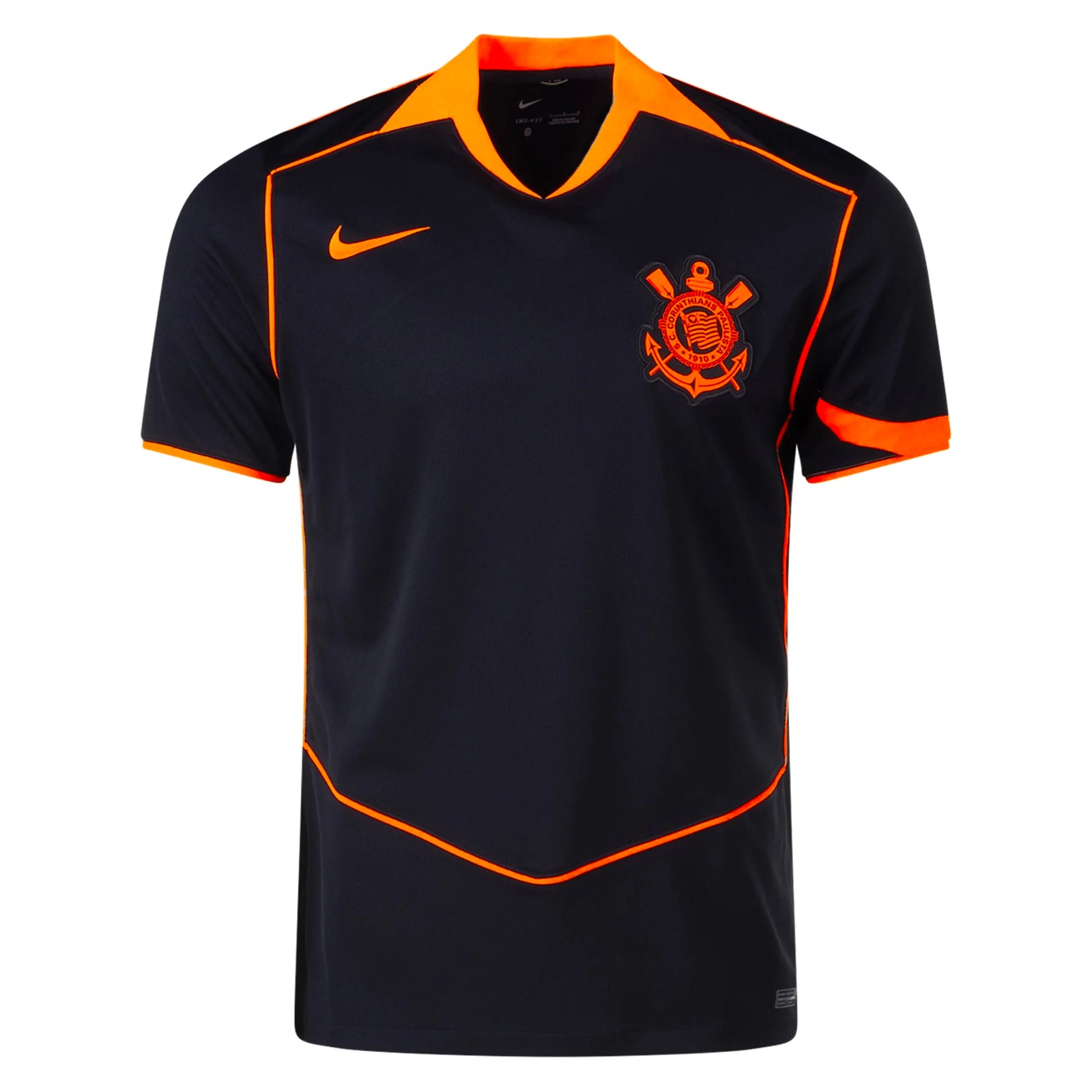 Nike Corinthians 25/26 T90 Third Jersey (Black/Total Orange)
