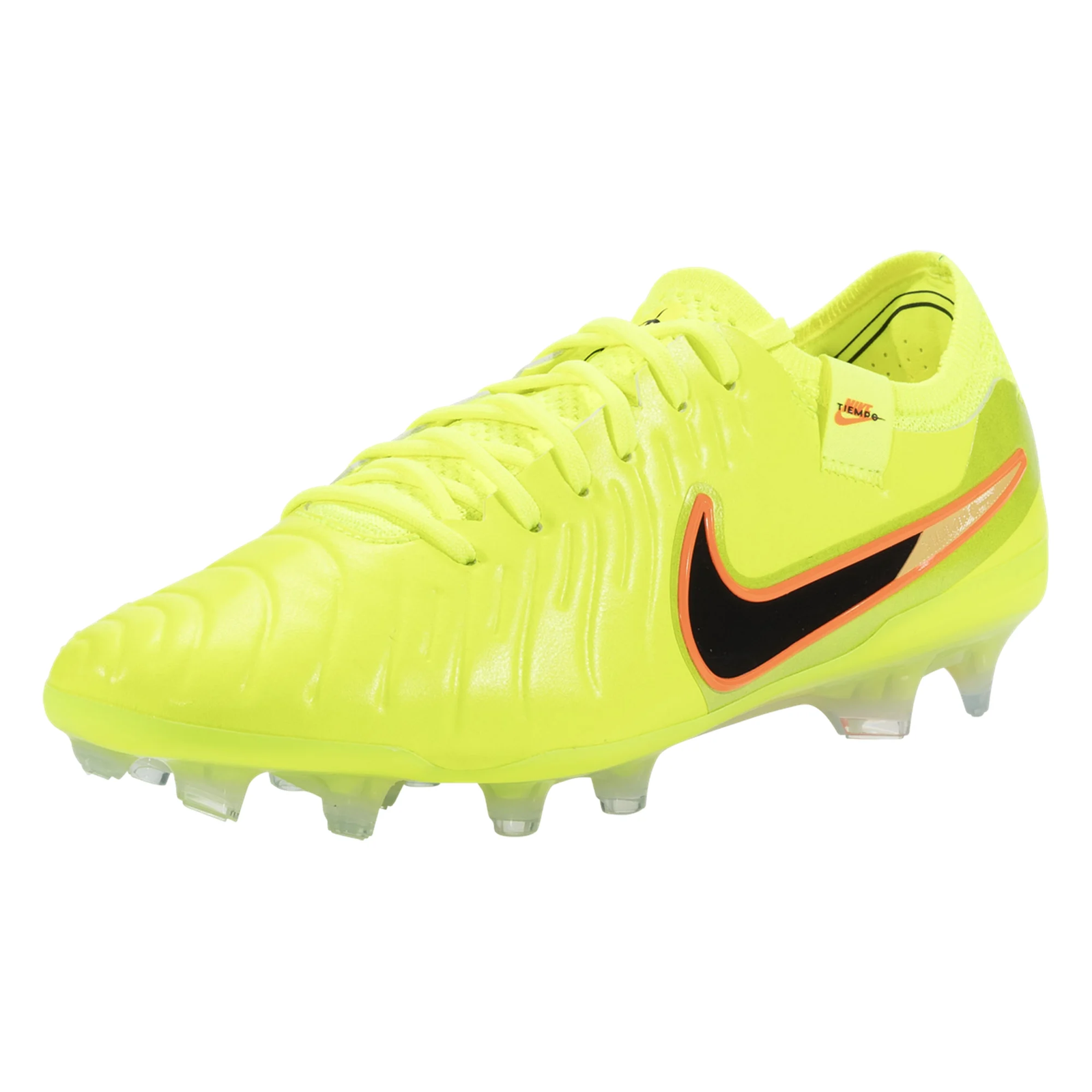 Nike Tiempo Legend 10 Elite Firm Ground Soccer Cleats (Volt/Black)