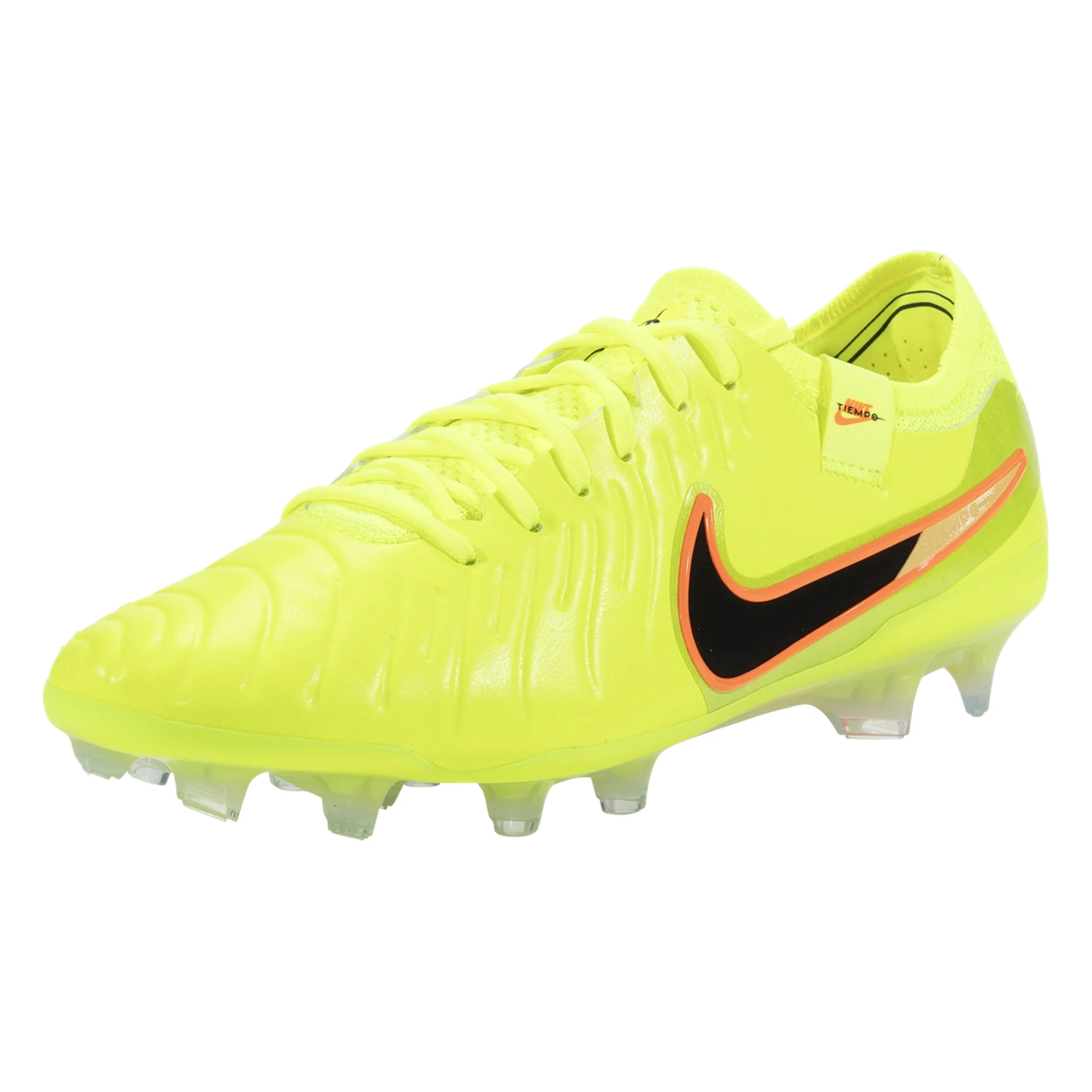 Nike Tiempo Legend 10 Elite Firm Ground Soccer Cleats (Volt/Black)