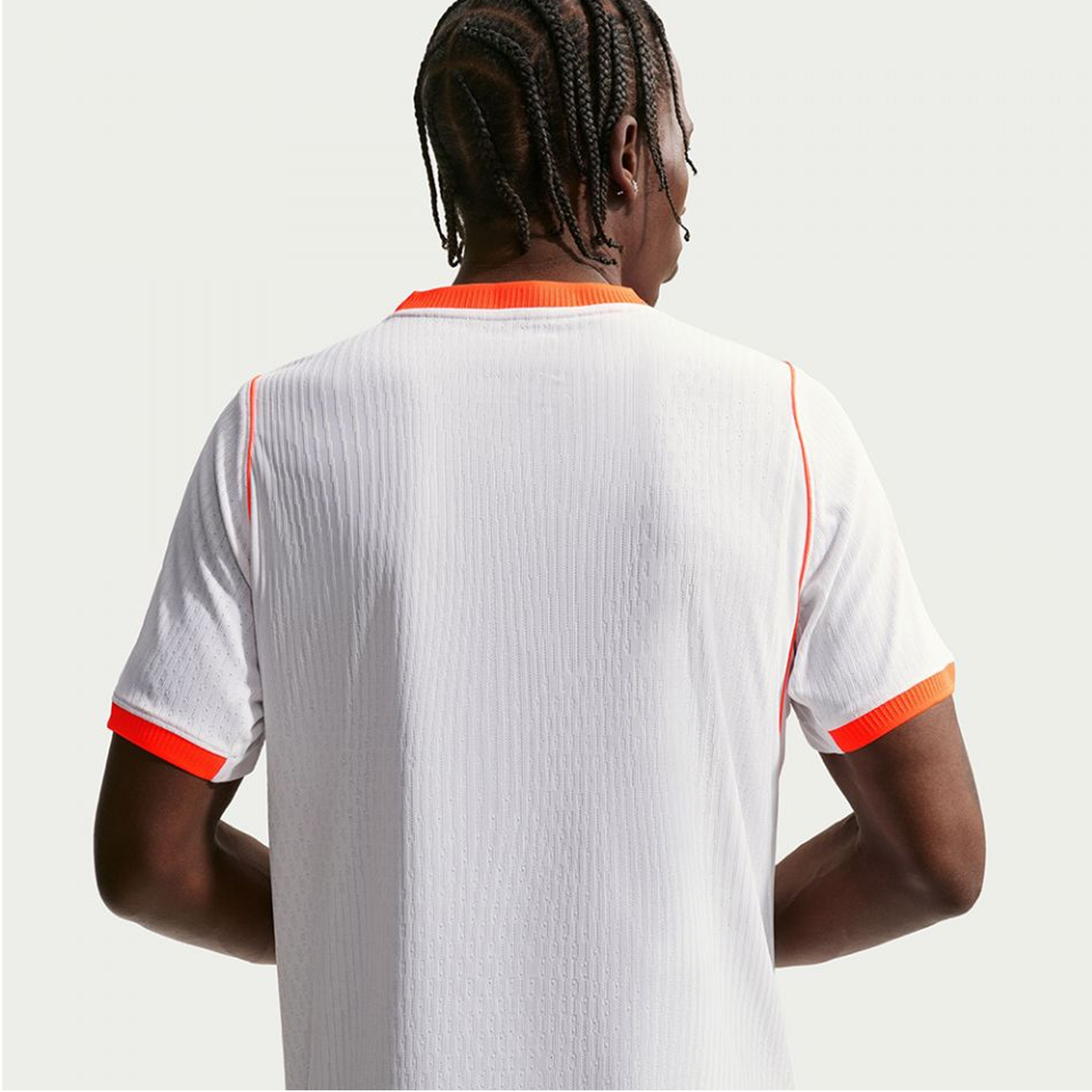 Nike Mens Netherlands Memphis Depay Match Authentic Away Jersey 2026 (White/Hyper Crimson)