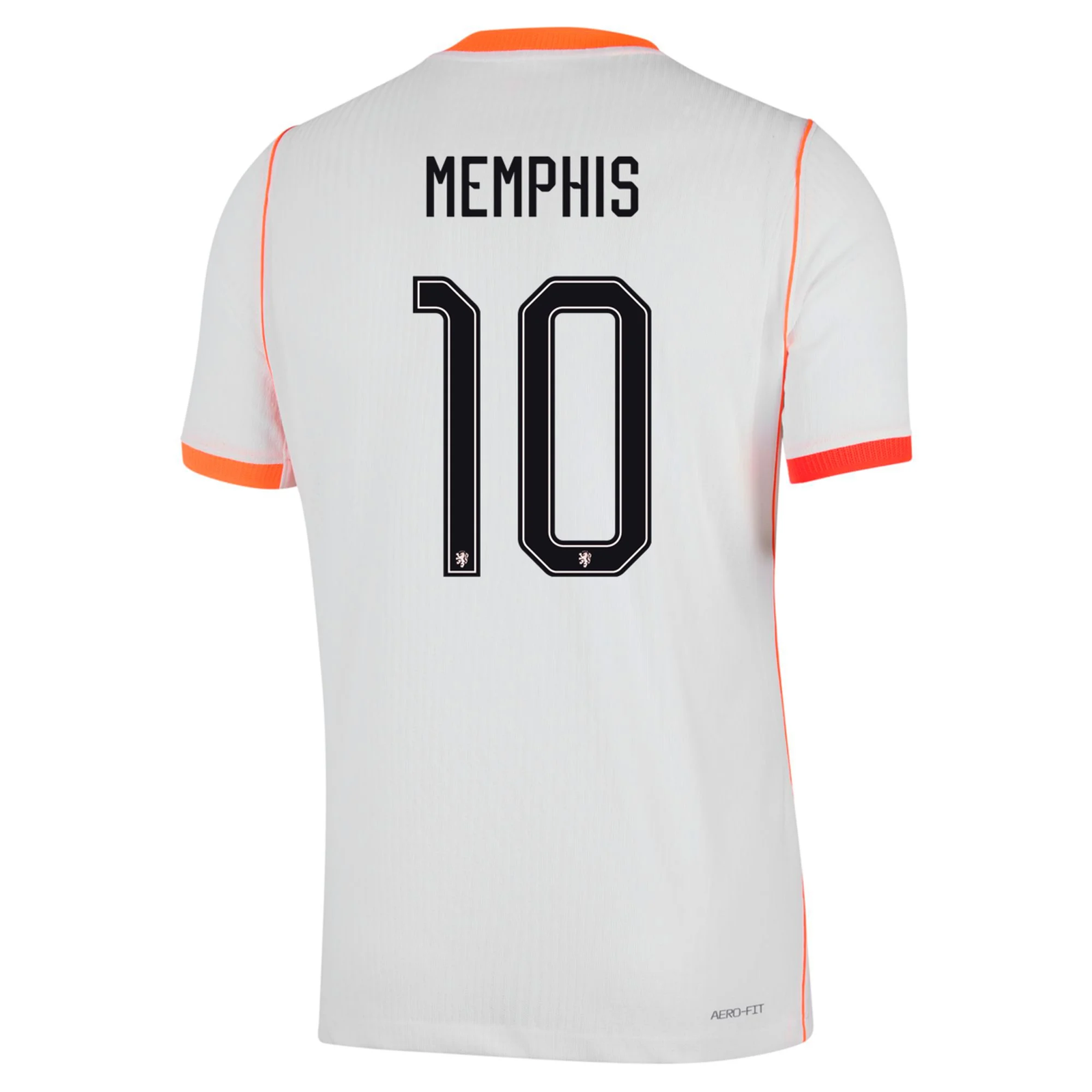 Nike Mens Netherlands Memphis Depay Match Authentic Away Jersey 2026 (White/Hyper Crimson)