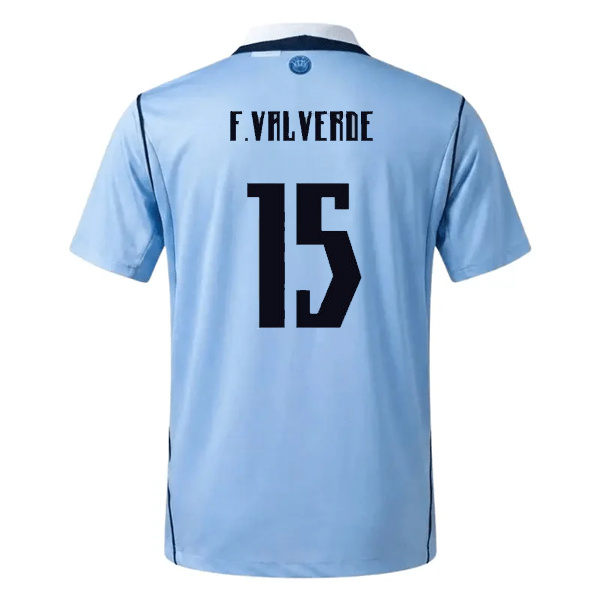 Nike Mens Uruguay Federico Valverde Match Authentic Home Jersey 2026 (Royal Tint/Obsidian)