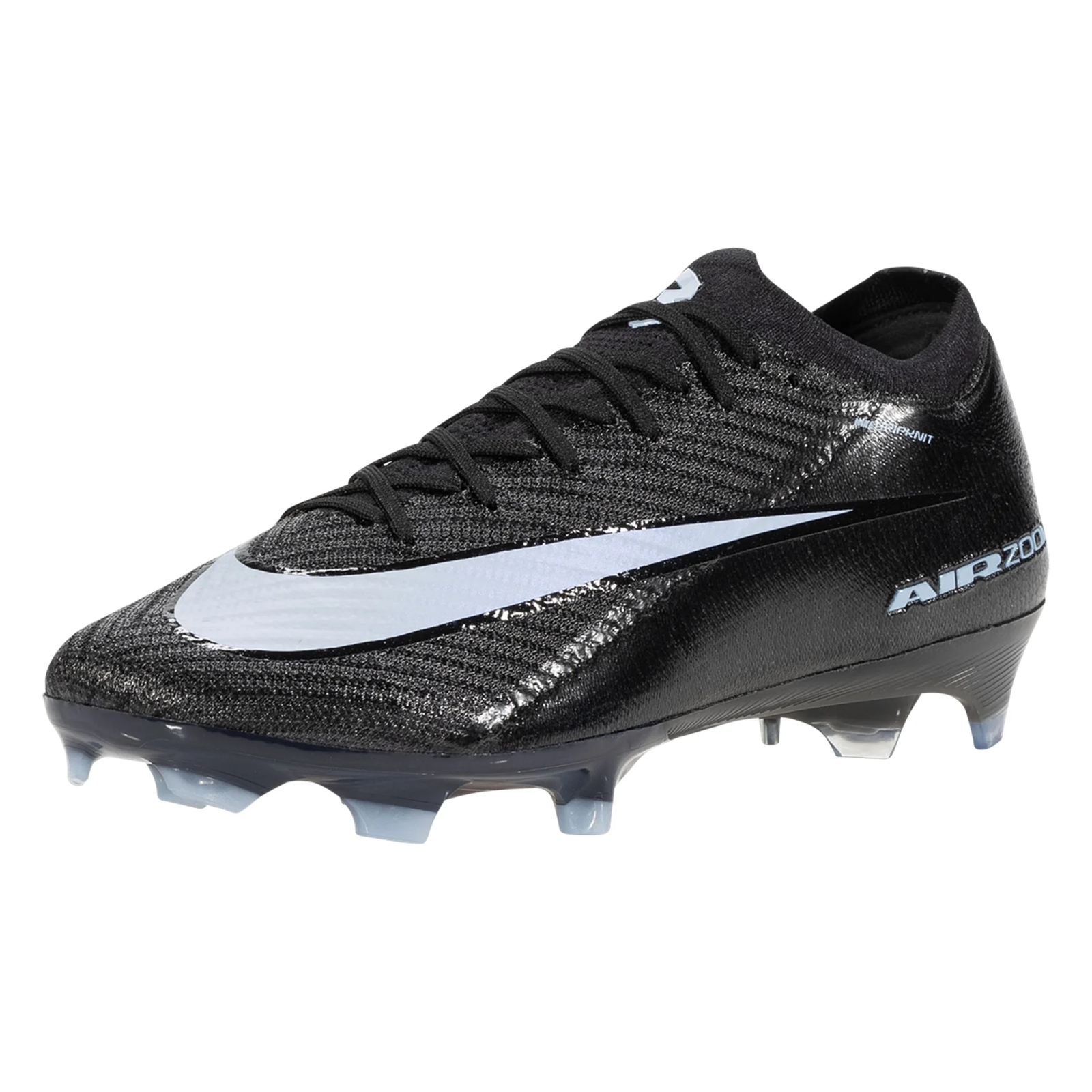 Nike Zoom Vapor 16 Pro Firm Ground Soccer Cleats (Black/Ice Blue)