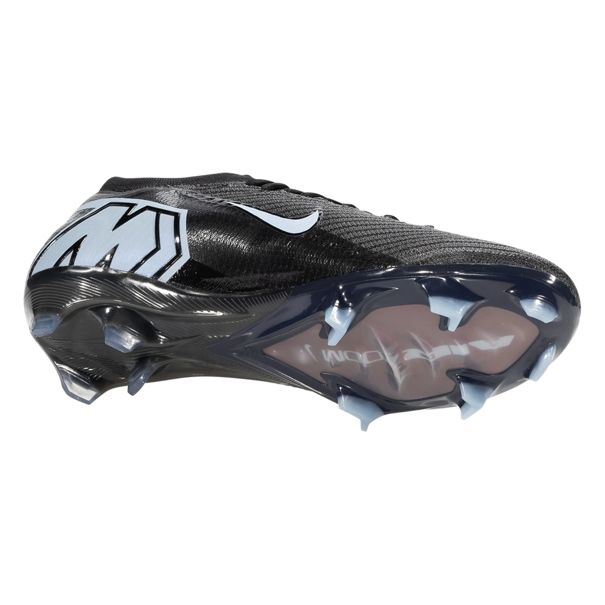 Nike Zoom Vapor 16 Pro Firm Ground Soccer Cleats (Black/Ice Blue)