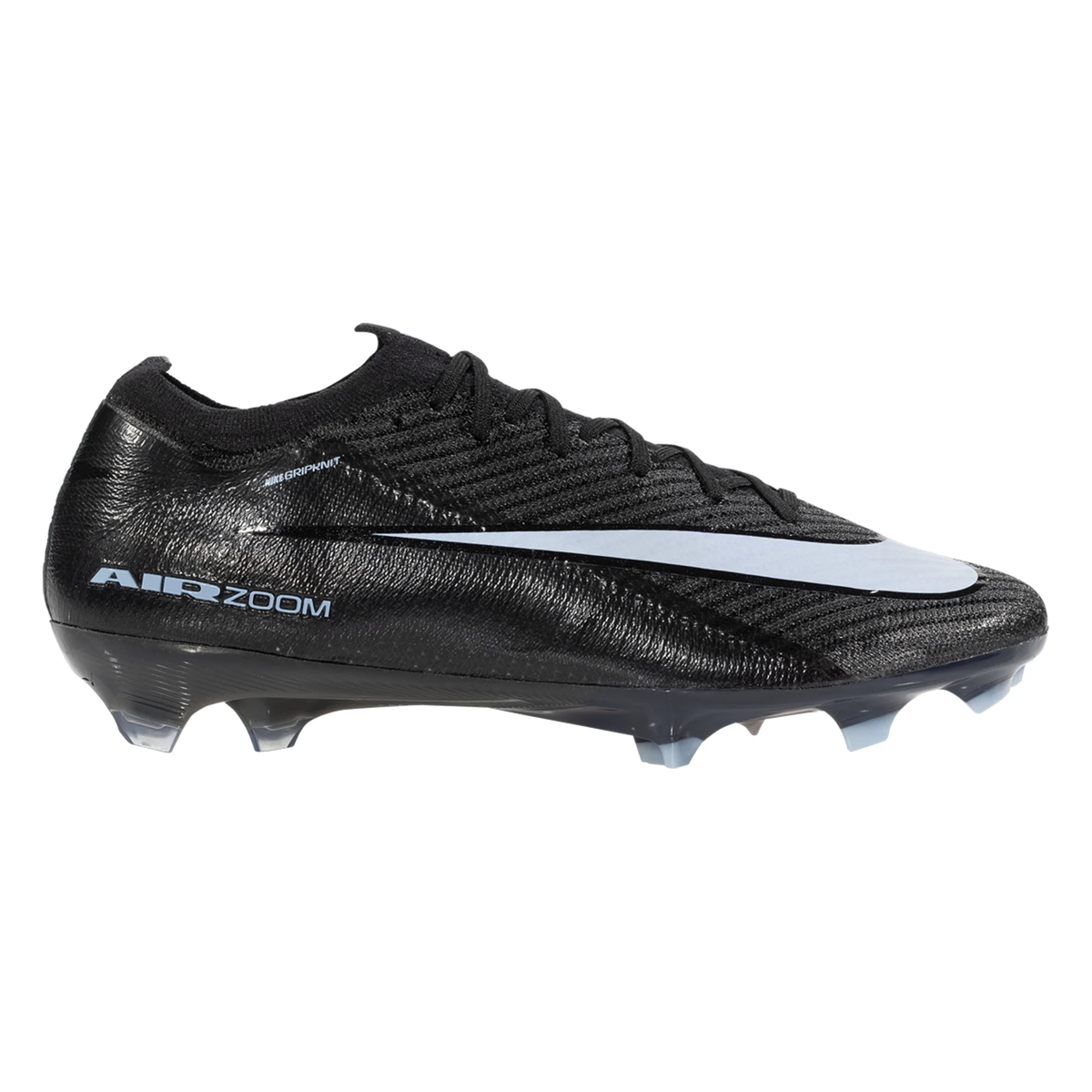 Nike Zoom Vapor 16 Pro Firm Ground Soccer Cleats (Black/Ice Blue)