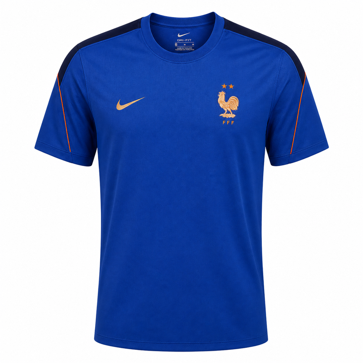 Nike France Strike Gameday Jersey 2026 (Game Royal/Metallic Copper)