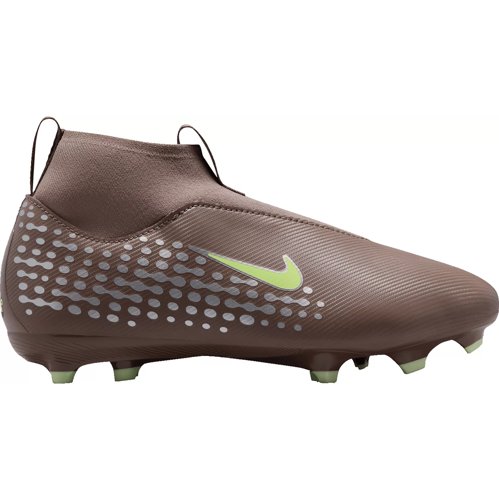 Nike Jr Zoom Superfly 10 Academy KM FG/MG Soccer Cleats (Plum Eclipse/Metallic Silver)