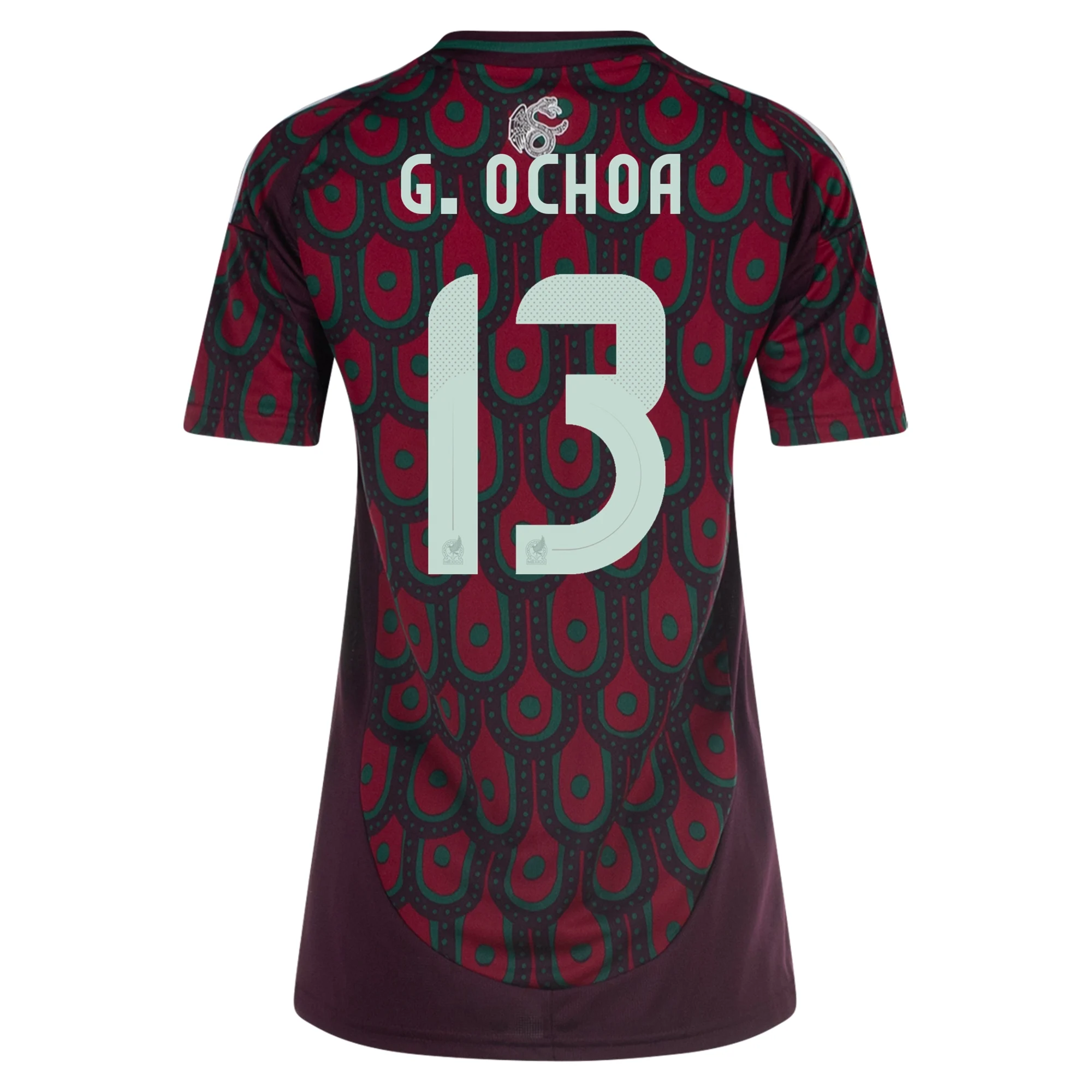 adidas Womens Mexico Guillermo Ochoa Home Jersey 24/25 (Multicolor)