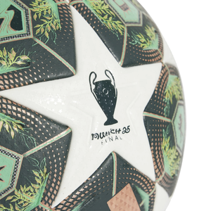 adidas UEFA Champions League Knockout Stages Pro Official Match Ball 24/25 (White/Green/Slime)