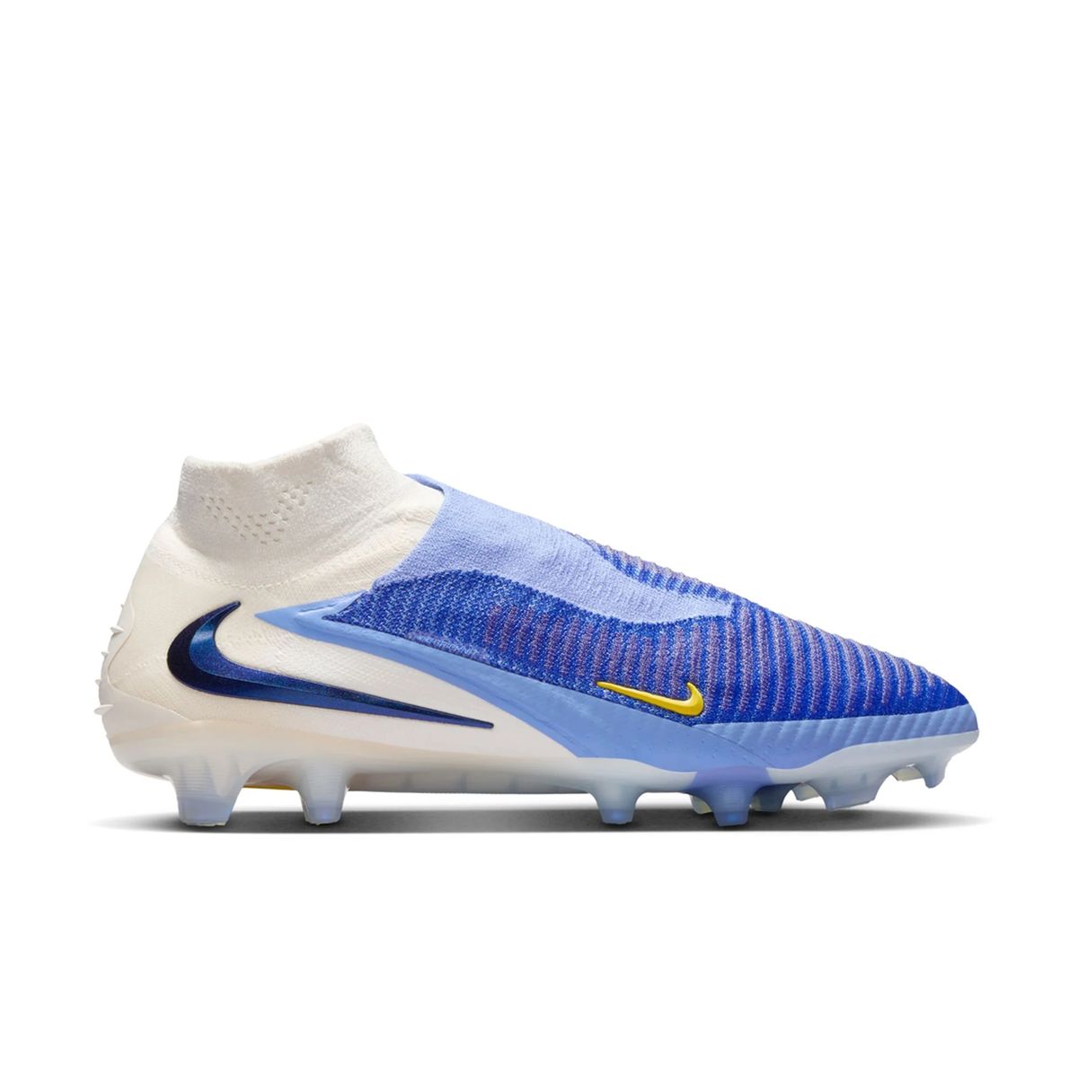 Nike Phantom 6 High Elite LV8 FG Soccer Cleats (Racer Blue/Obsidian)