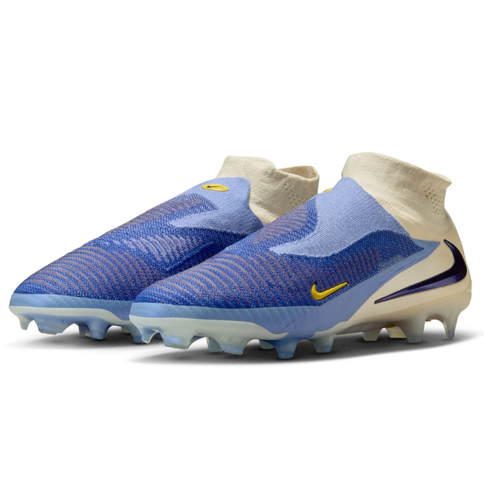 Nike Phantom 6 High Elite LV8 FG Soccer Cleats (Racer Blue/Obsidian)
