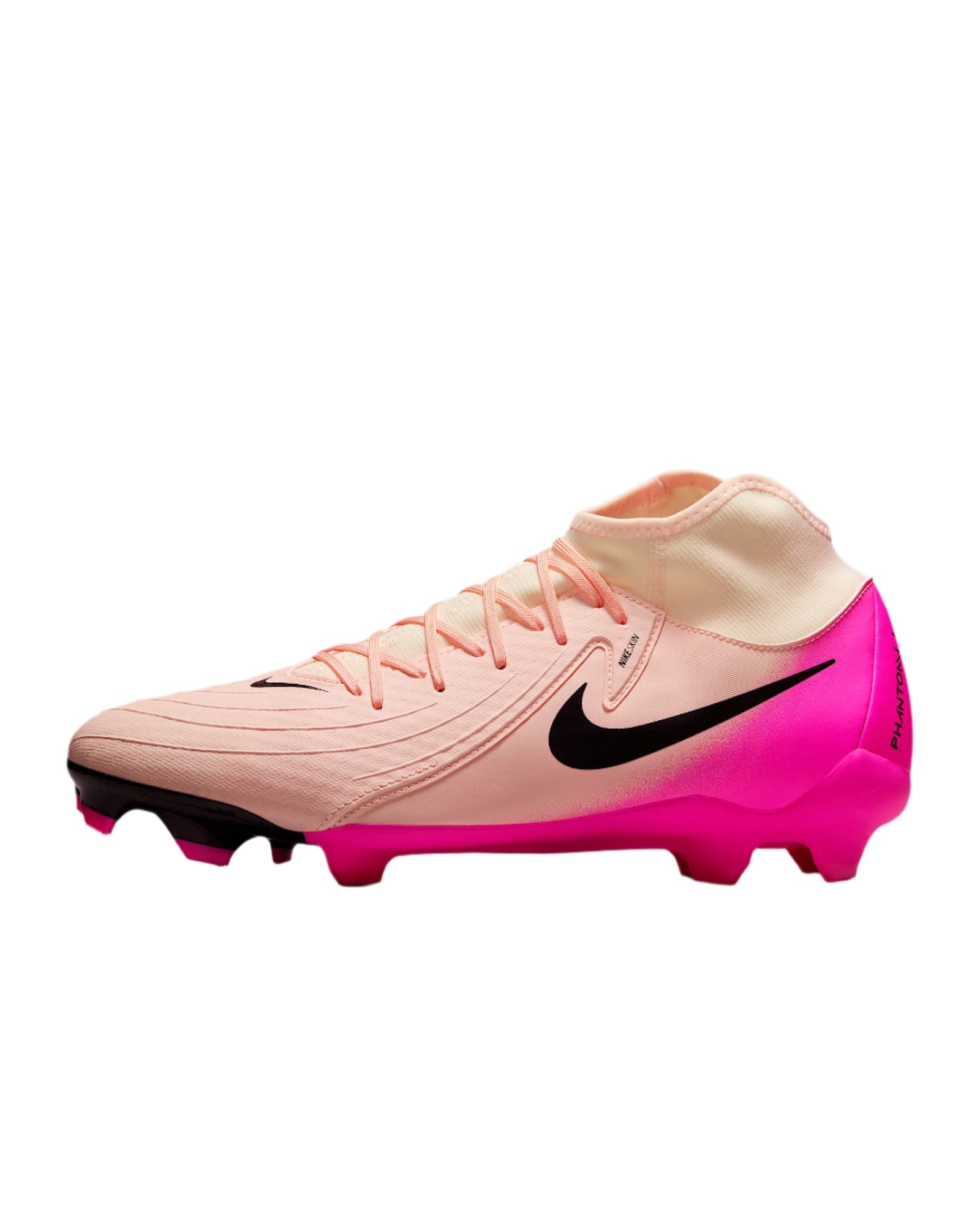 Nike Phantom Luna II Academy FG/MG Soccer Cleats (Crimson Tint/Black-Pink Blast)