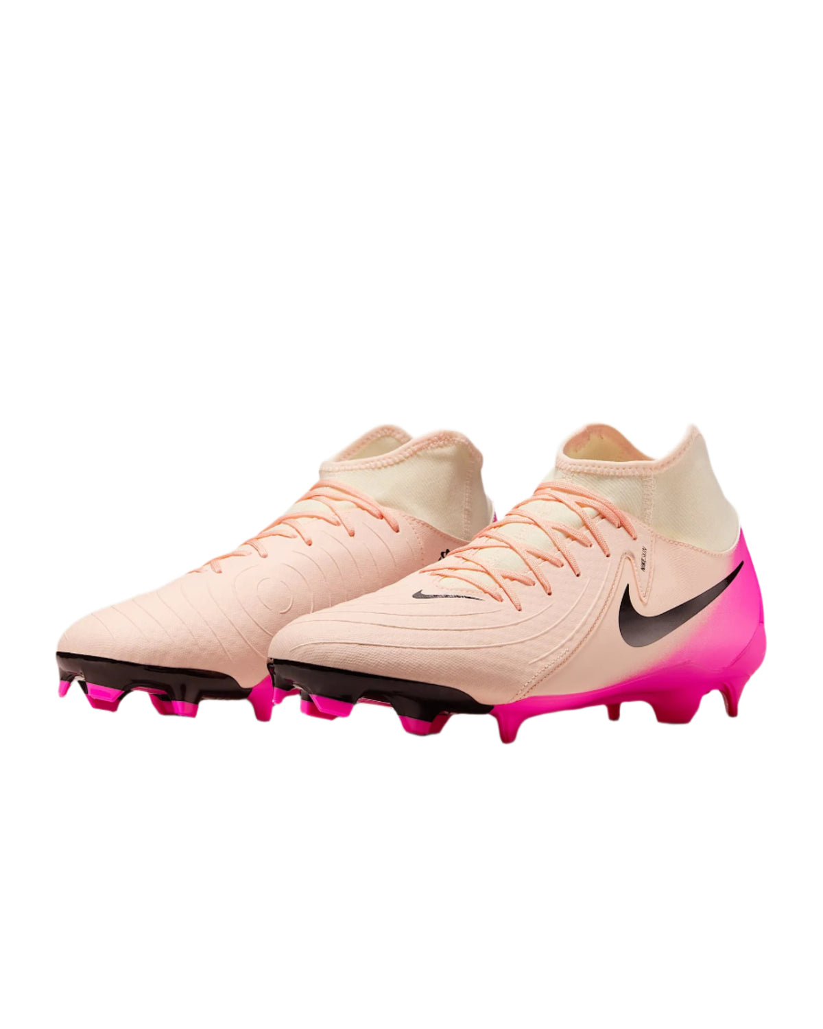 Nike Phantom Luna II Academy FG/MG Soccer Cleats (Crimson Tint/Black-Pink Blast)