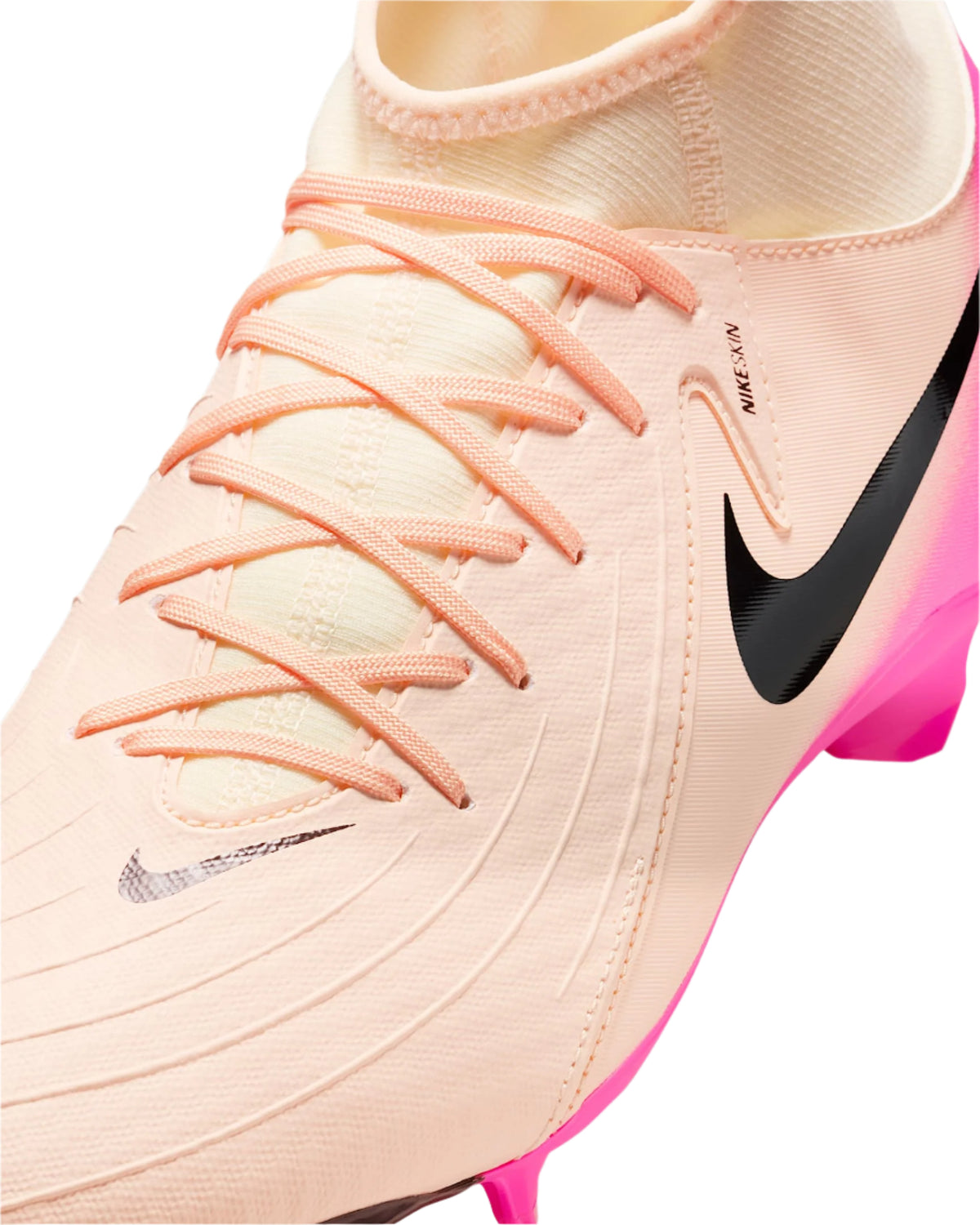 Nike Phantom Luna II Academy FG/MG Soccer Cleats (Crimson Tint/Black-Pink Blast)