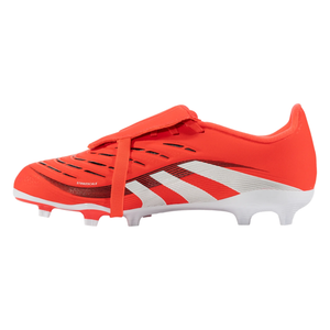 adidas Jr. Predator League FT FG Soccer Cleats (Lucid Red/White/Black)