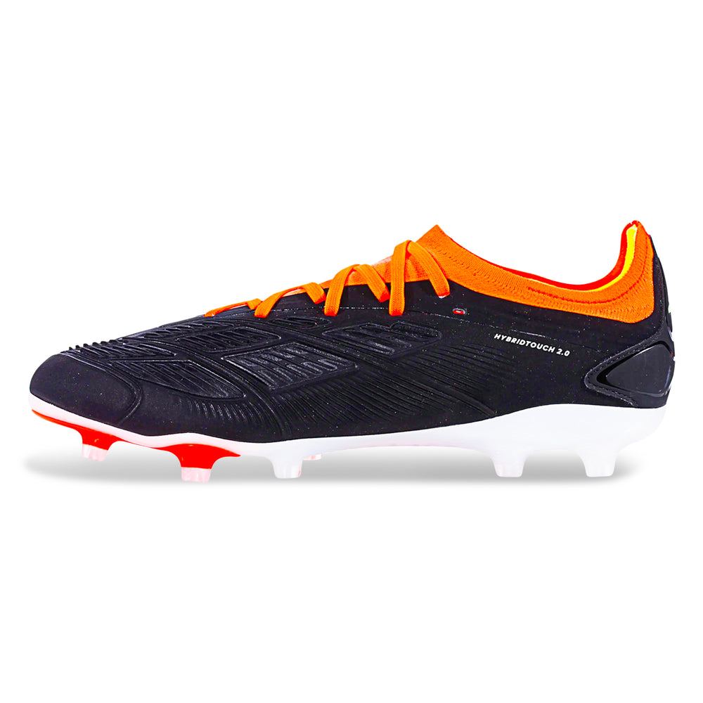 adidas Predator Pro Firm Ground Soccer Cleats (Core Black/White/Orange