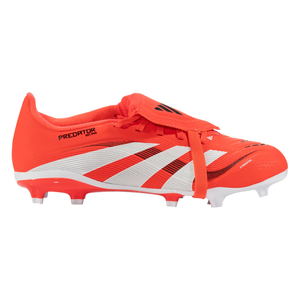 adidas Jr. Predator League FT FG Soccer Cleats (Lucid Red/White/Black)