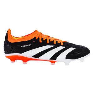 adidas Predator Pro FG Soccer Cleats (Core Black/White/Orange)