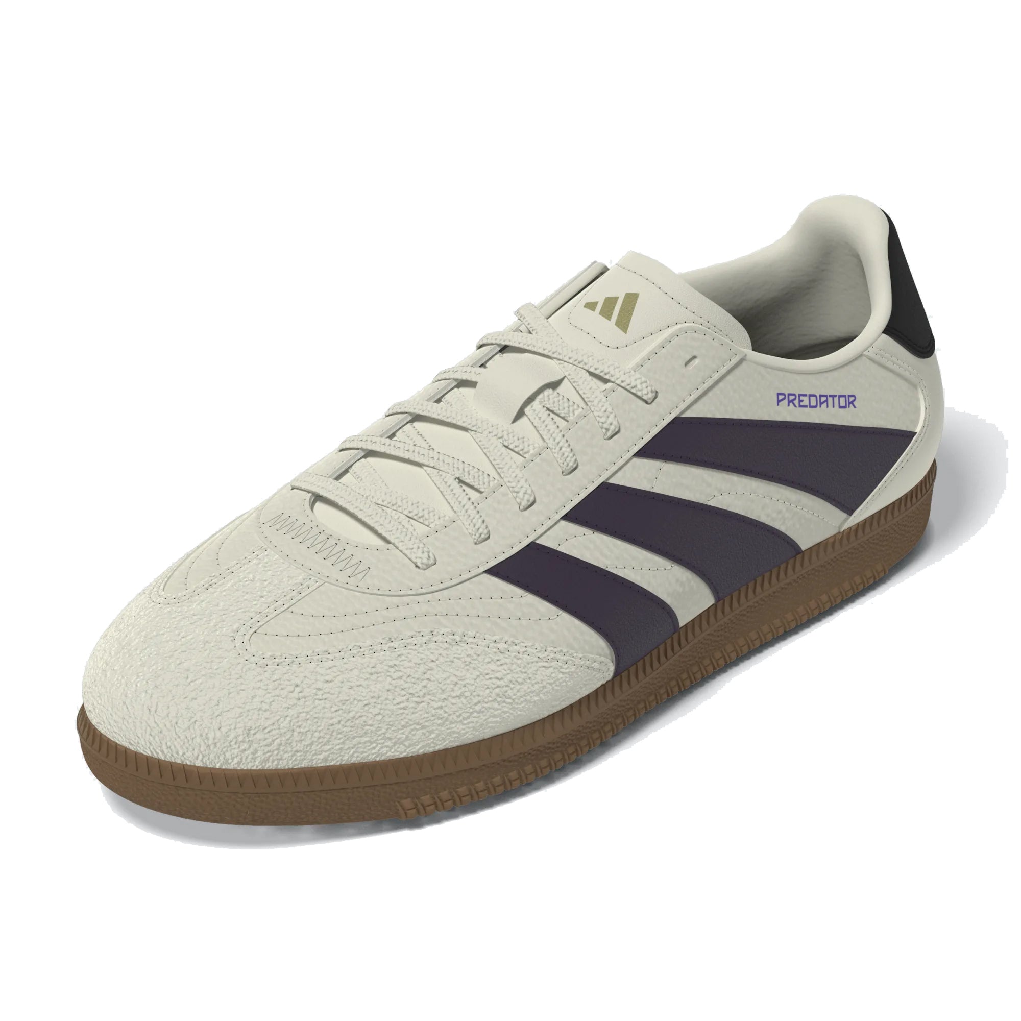adidas Predator Freestyle Indoor IC Soccer Shoes (Ivory/Plum/Gold