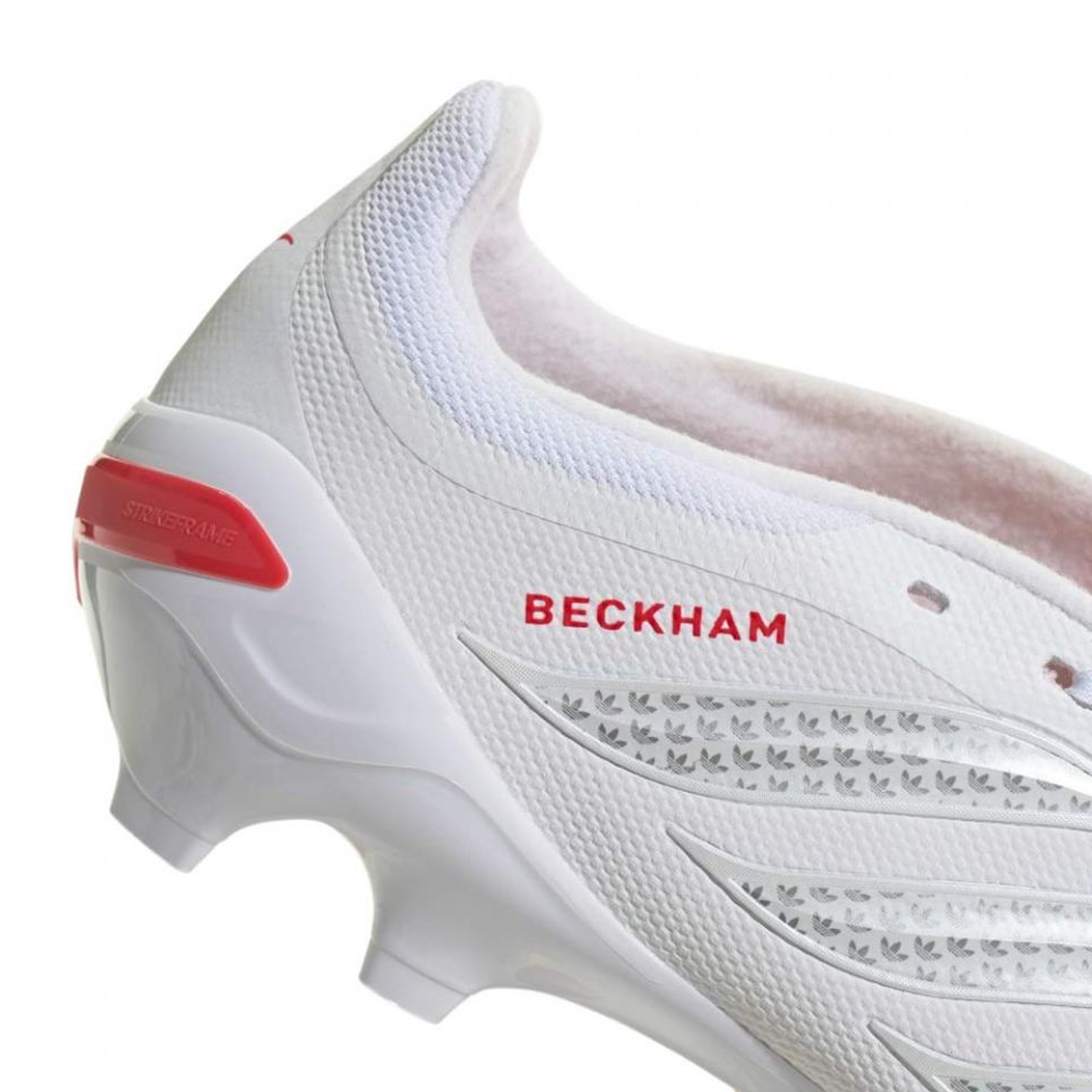 adidas Predator League FT David Beckham Firm Ground Soccer Cleats (White/Lucid Red)