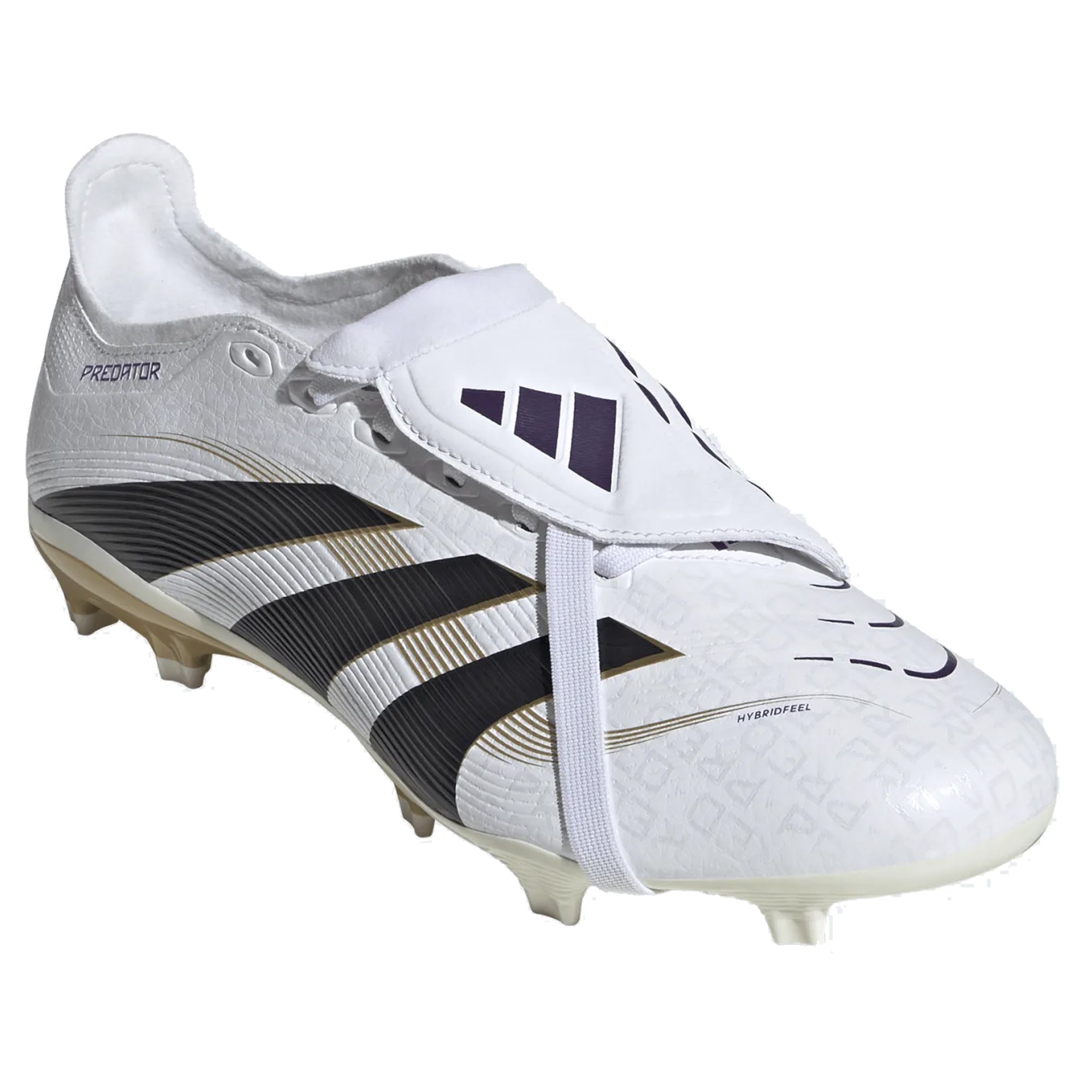 adidas Predator League FT Fold Tongue FG/MG Soccer Cleats (White