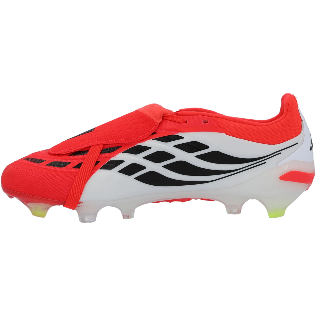 adidas Predator Pro FT Firm Ground Soccer Cleats (Lucid Red/Black/White)