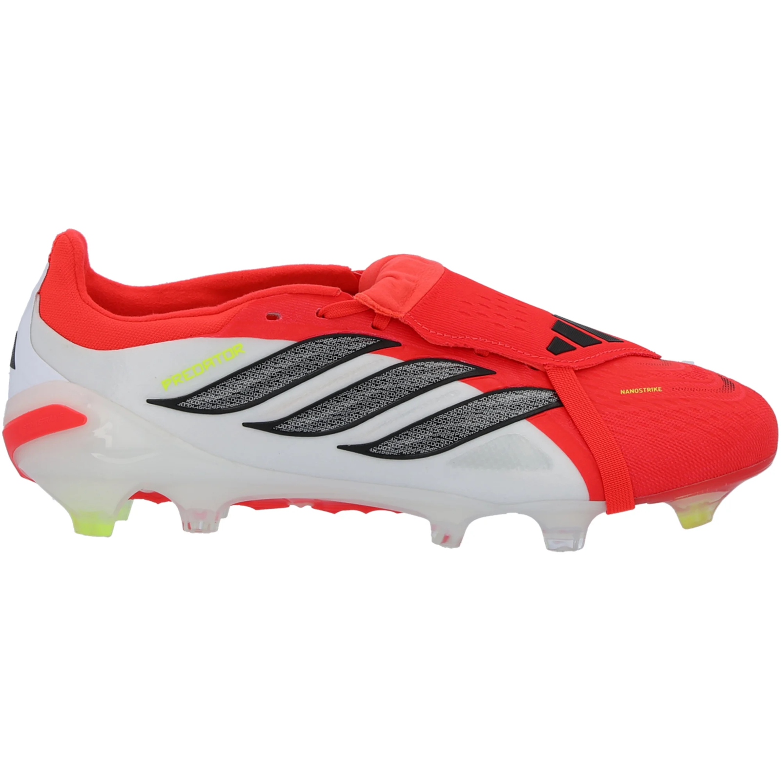 adidas Predator Pro FT Firm Ground Soccer Cleats (Lucid Red/Black/White)