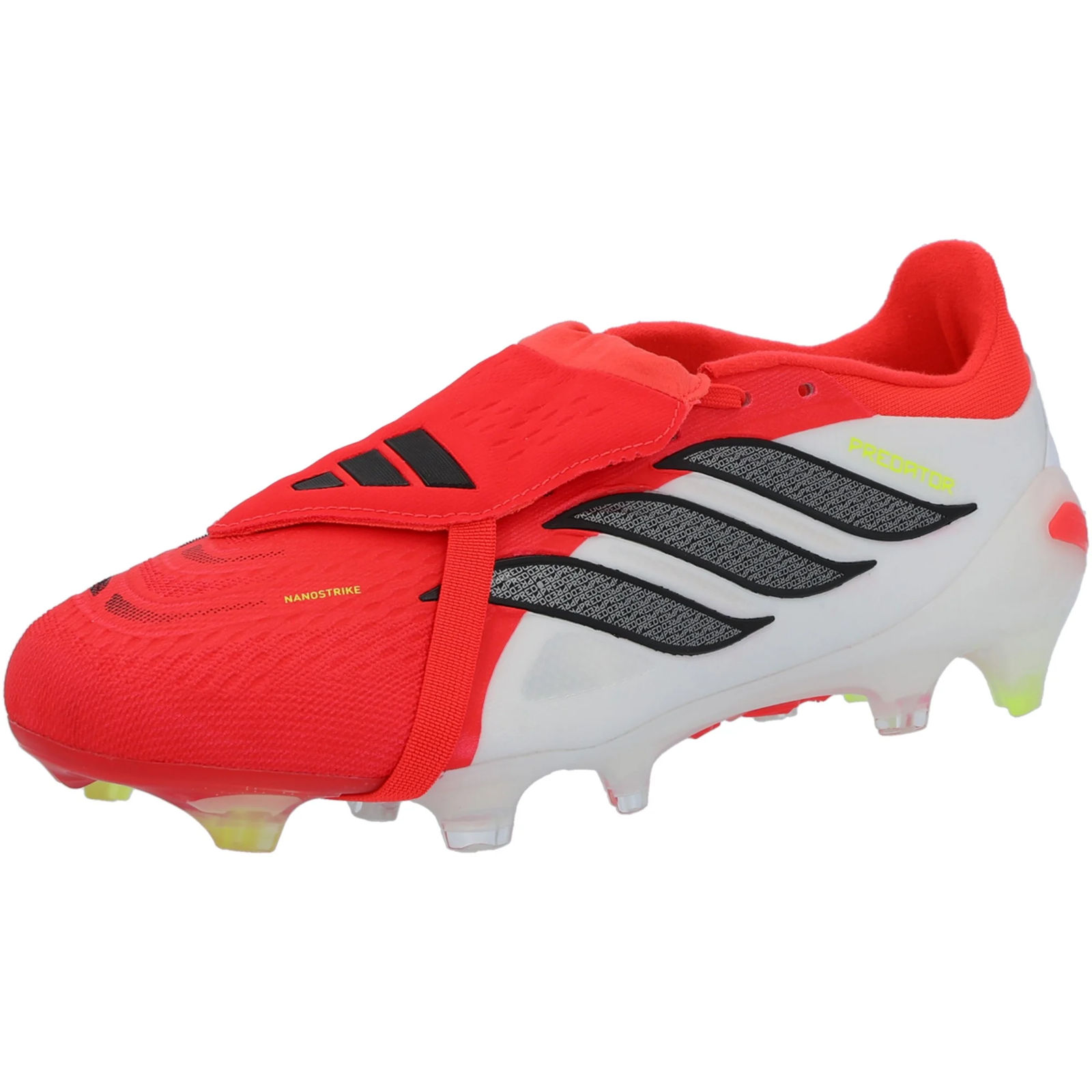 adidas Predator Pro FT Firm Ground Soccer Cleats (Lucid Red/Black/White)