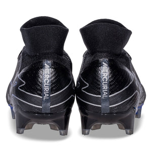 Nike Zoom Superfly 9 Pro Firm Ground Soccer Cleats (Black/Chrome-Hyper Royal)