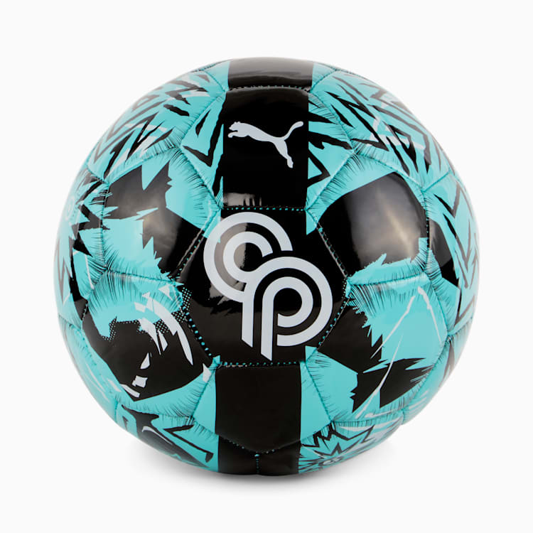 PUMA Christian Pulisic CP 10 Graphic Soccer Ball (Hero Blue/Puma Black)