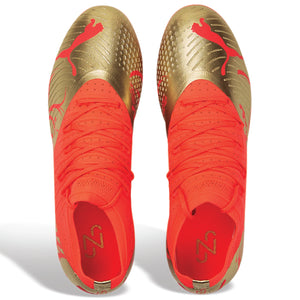 Puma Future Z 2.4 Neymar Jr FG/AG Soccer Cleats (Fiery Coral/Gold)