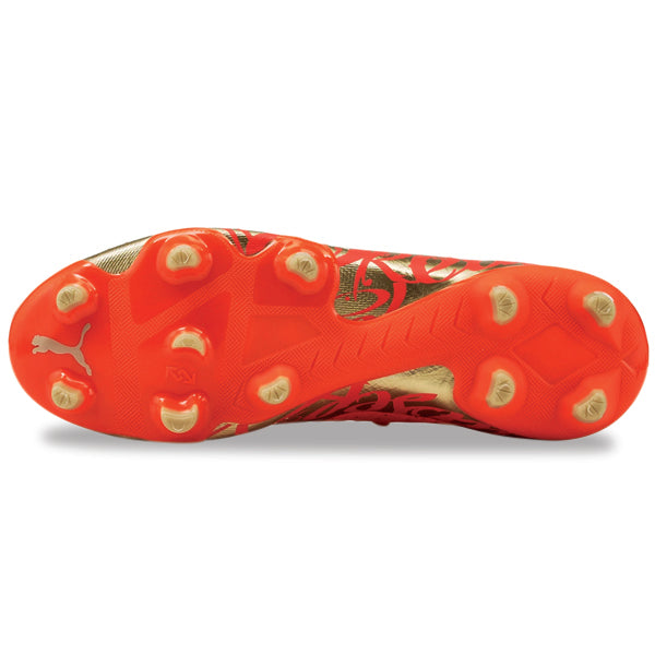 Botas de fútbol Puma Future Z 2.4 Neymar Jr FG/AG (Coral ardiente/Oro)