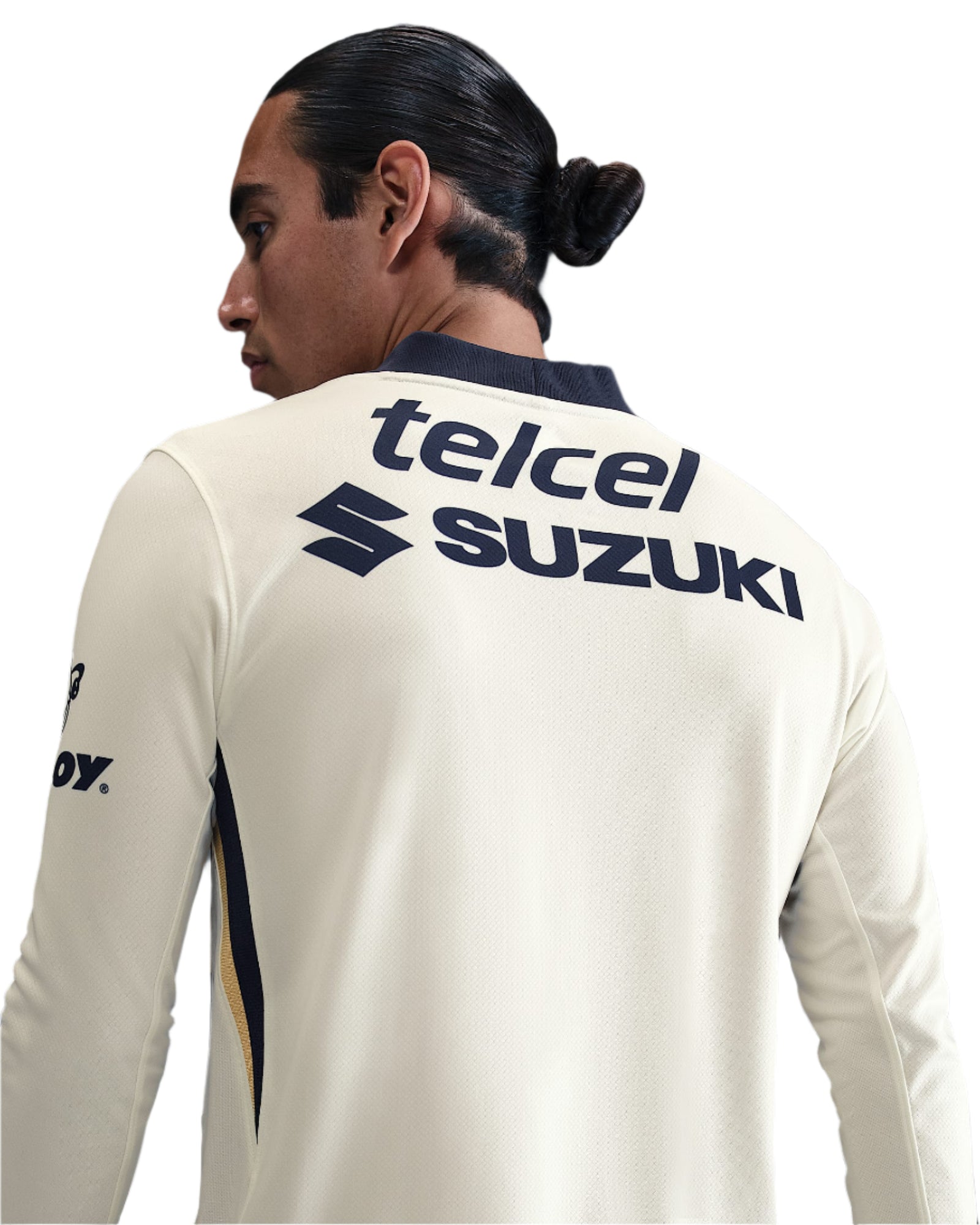 Nike Pumas UNAM 25/26 Long Sleeve Home Jersey (Sail/Club Gold)