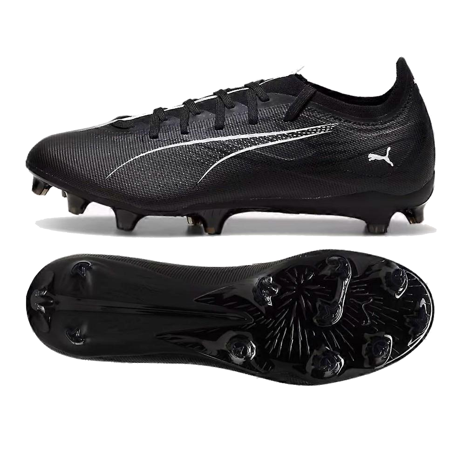 Puma Ultra 5 Match FG/AG Soccer Cleats (Puma Black/Puma White)