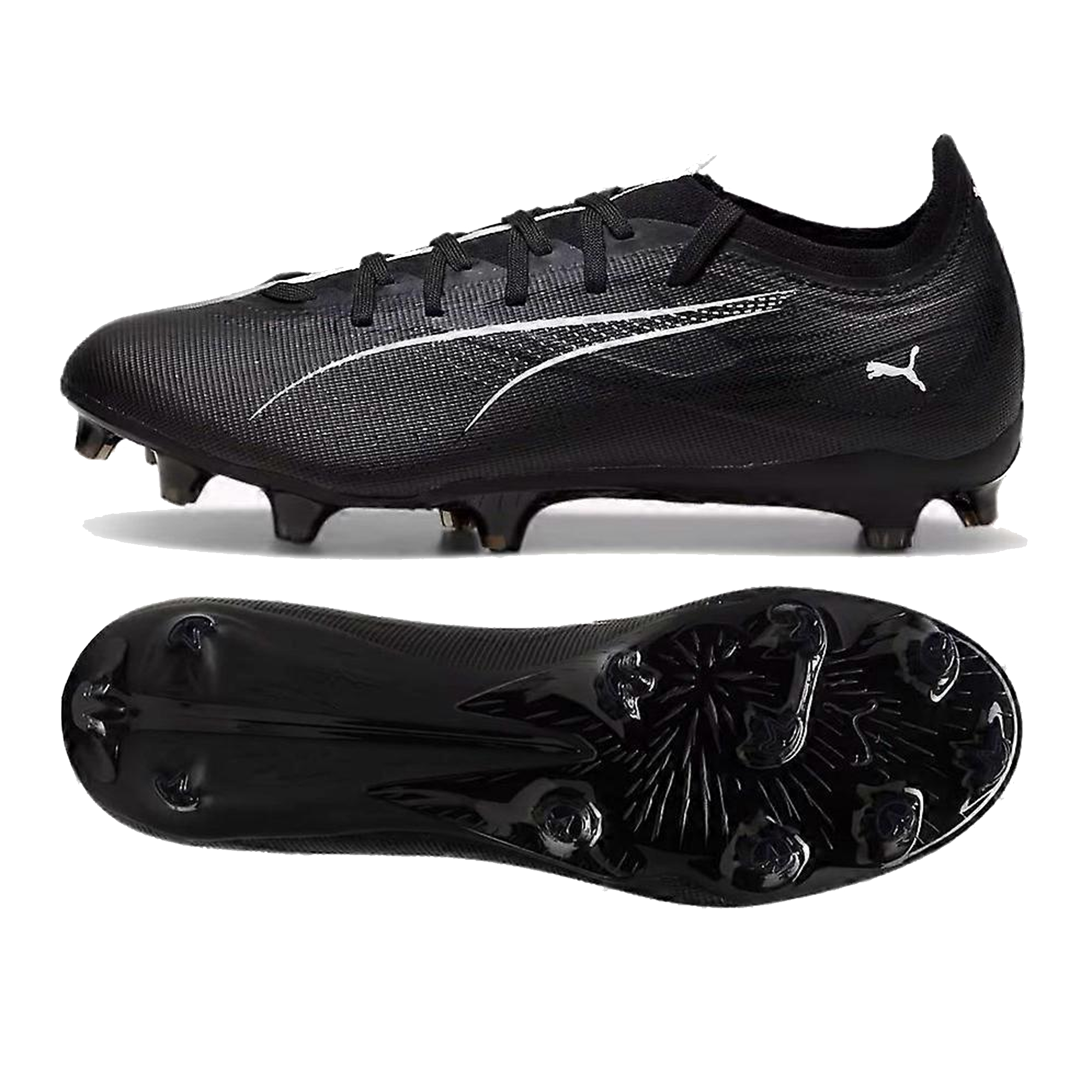 Puma Ultra 5 Match FG/AG Soccer Cleats (Puma Black/Puma White)