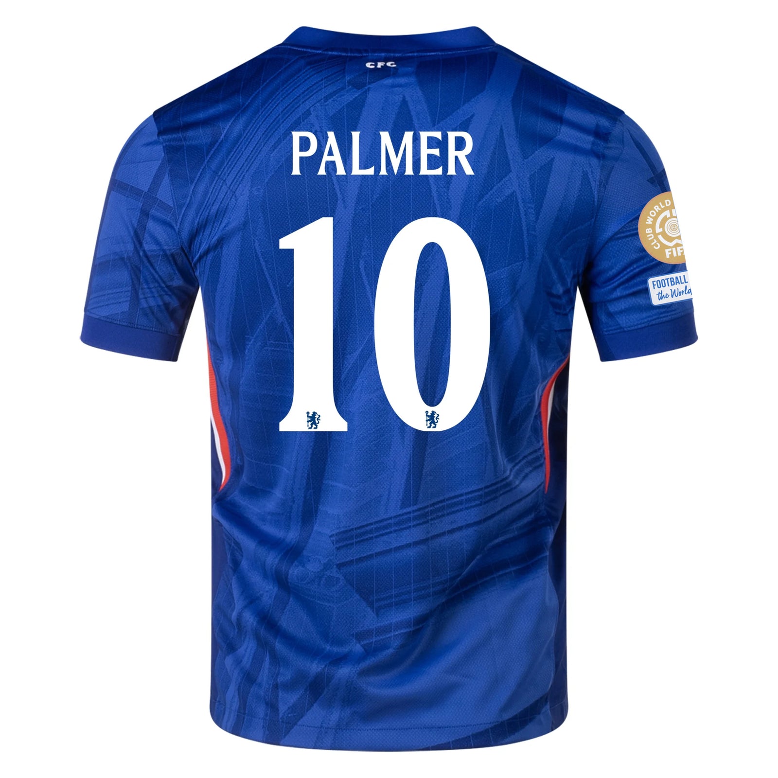 Nike Cole Palmer Chelsea Home Jersey w/ Club World Cup Champion Patches 25/26 (Rush Blue/White/Speed Red)