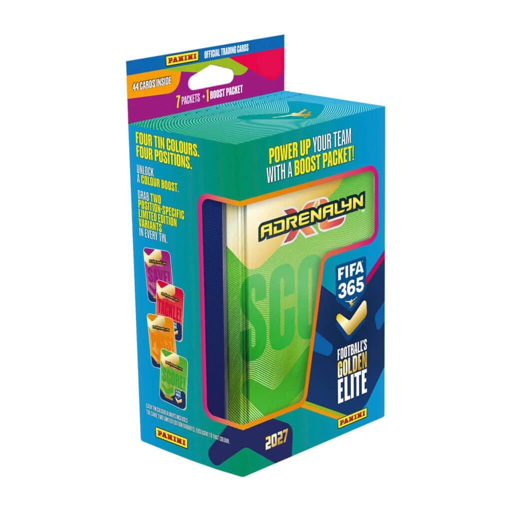 Panini Adrenalyn XL FIFA 365 Score Mega Tin Trading Cards 26/27 (44 Cards)
