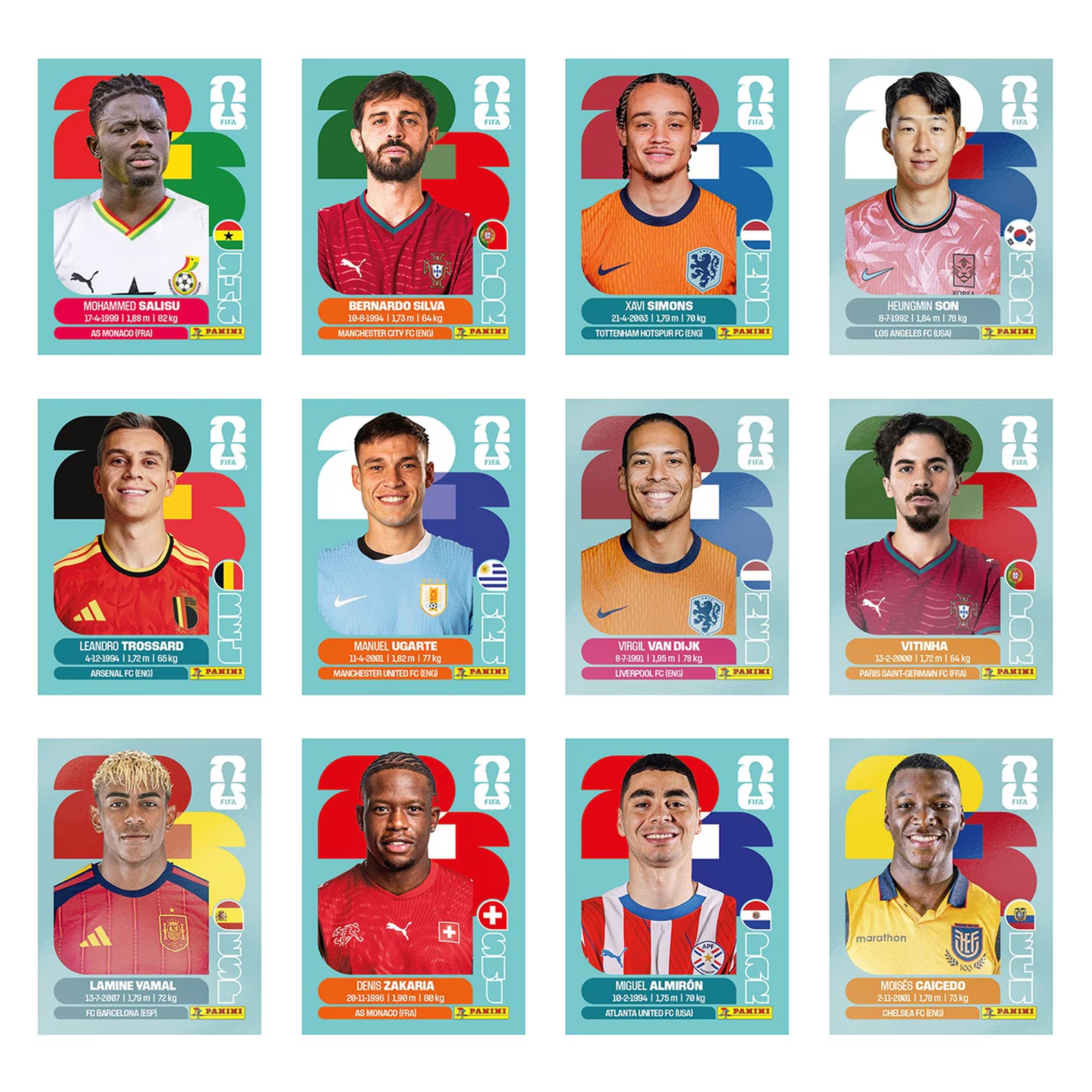 Panini  FIFA World Cup 2026 Sticker Pack (7 Stickers)